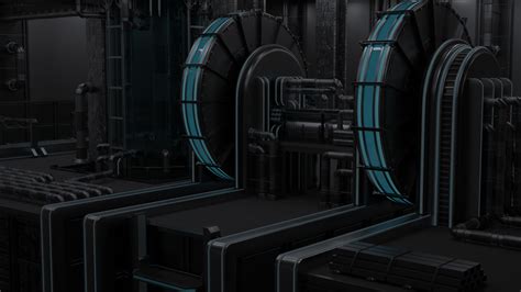 ArtStation - SCI FI Factory interior