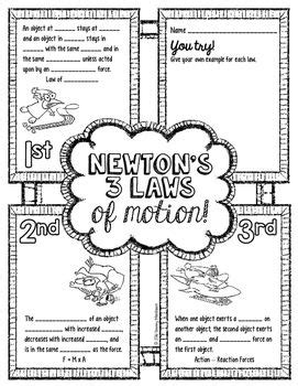 Newtons First Law Of Motion Worksheet