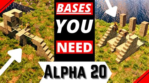 Get Ready for Alpha 20 with these base builds | 7 Days to Die | Top Alpha 20 base builds - YouTube