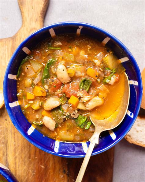 Instant Pot White Bean Soup - Vegetable Soup with Navy Beans