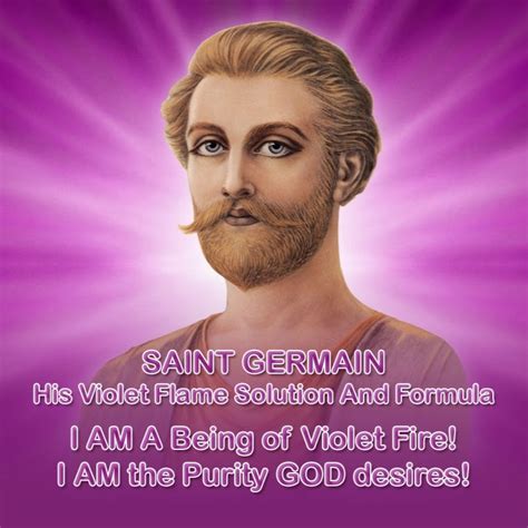 Saint Germain's Violet Flame Solution - YouTube