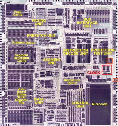 Inside the Intel 386 processor die: the clock circuit