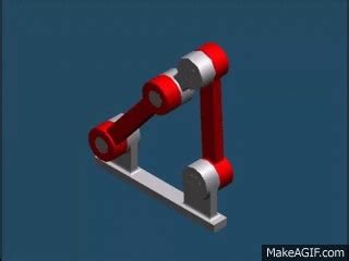 Four Bar Mechanism Gif