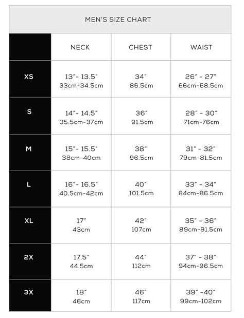 Size Guide | Men & Women's Clothing Size Guide | Rails UK