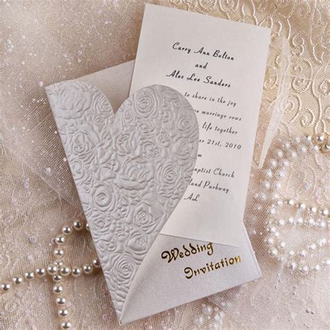 Heart Wedding Invitations - General Information