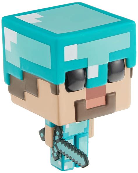 Buy Funko POP! Games: Minecraft - Steve in Diamond Armor Exclusive ...