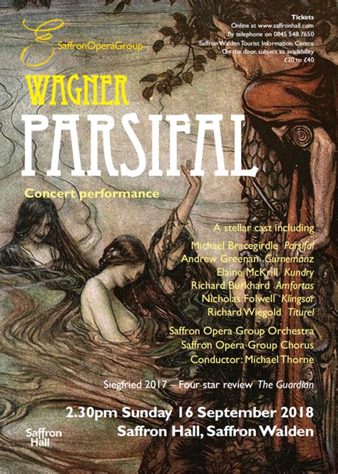 Richard Wagner: Parsifal – Saffron Opera Group