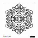 Square Mandala Coloring Pages At GetColoringscom  Free Printable sketch template