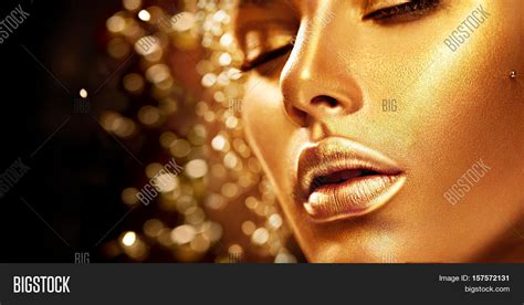 Fashion Art Golden Image & Photo (Free Trial) | Bigstock