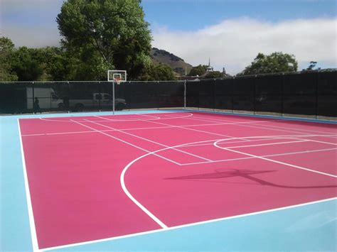 Sport Court of Southern California: Madonna Inn Pink Tennis Courts