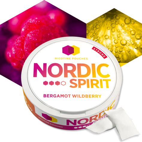 Nordic Spirit Bergamot Wildberry Strong | Nordic Spirit