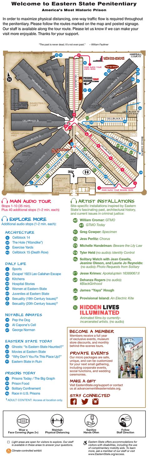 Site Map | Eastern State Penitentiary Historic Site