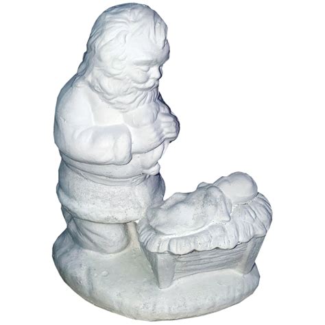 Santa & Baby Jesus Statue - A Sprinkle of Fun