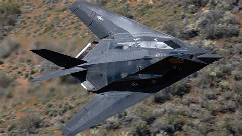 F-117 Nighthawks Caught Roaring Through A Canyon In Awesome Images