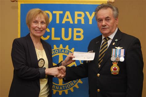 Royal Canadian Legion Presentation | Rotary Club of Stephenville