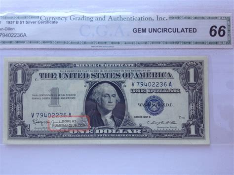 1957 1 Dollar Silver Certificate