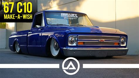 '67 Chevy C10 Truck Built for 21 Year Old Cancer Survivor by Make-A-Wish Foundation - YouTube