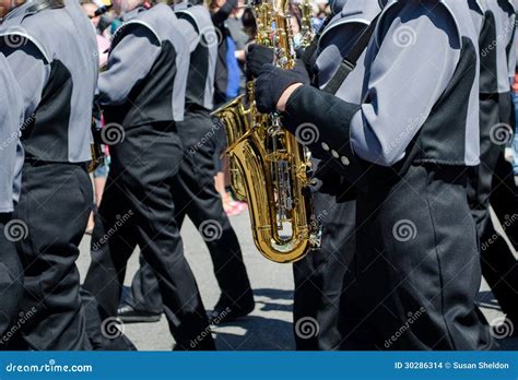 Brass Instruments Marching Band Stock Images - Image: 30286314