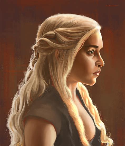 Game of Thrones (fan art) - Khaleesi by lorantart on DeviantArt