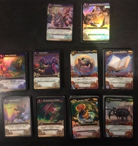 USED World of Warcraft TCG loot cards COMMON Loots 1/3s -- any 2 for $1 ...