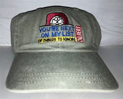 Vintage Dilbert Dogbert Cartoon Toon Strapback dad ha… - Gem