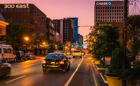 Lexington Main Street at Night Editorial Image - Image of busy, united ...