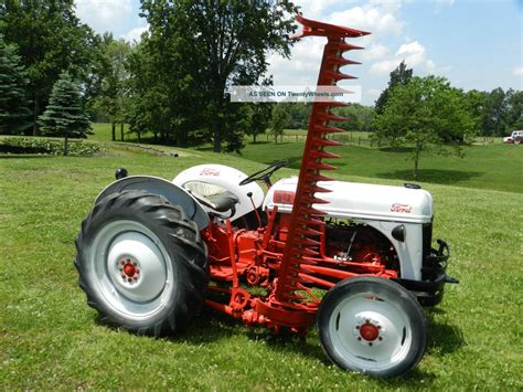 1952 Ford 8n Tractor & 6 Foot Side Sickle Bar Mower