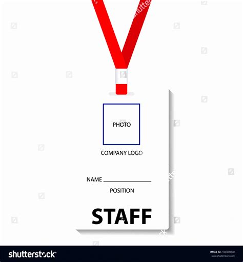 Staff Badge Template