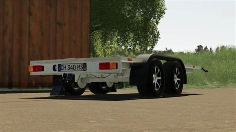 FS19 Car trailer v1.0.0 (3) - Farming simulator 19 / 17 / 15 Mod