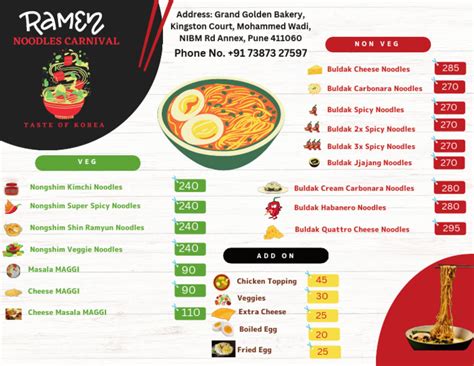 Updated Zomato Menu | PDF