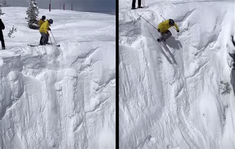 Watch: Skier Sends In Into Corbet's Couloir in Jackson Hole - Unofficial Networks