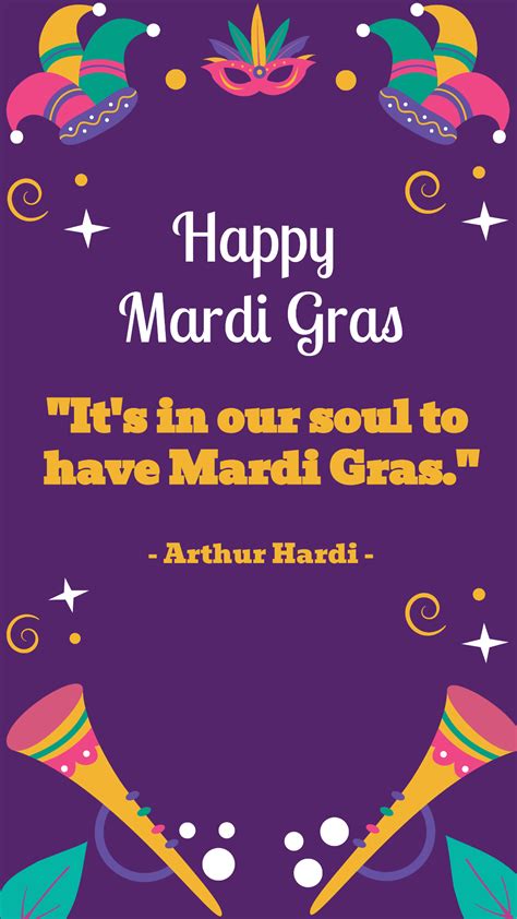 Free Mardi Gras Quotes Template - Edit Online & Download | Template.net