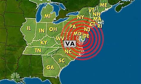 Virginia earthquake 2011: 1 of NINETY tremors across US in a day ...