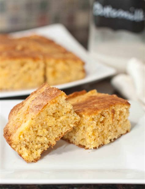 Easy Buttermilk Cheddar Cornbread From Scratch - Served From Scratch