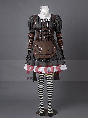 Alice: Madness Returns Alice Steamdress Cosplay Costume & Necklace Gift mp000200 | eBay