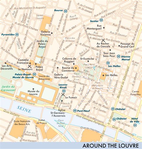 Map of Around the Louvre | Around the Louvre | Fodor's Travel Guides