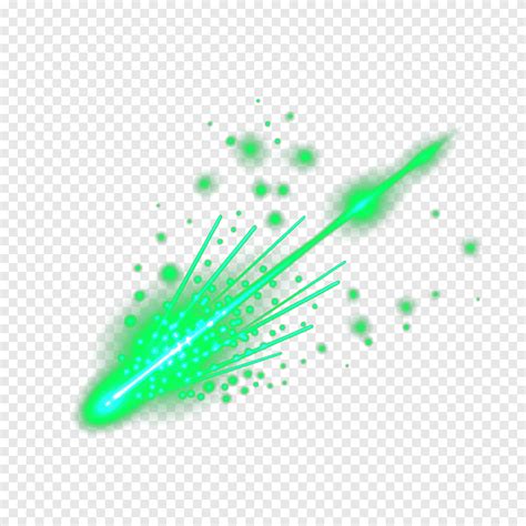 Green comet tail light, tail, green png | PNGEgg