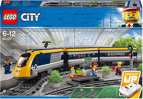 Buy LEGO60197 City Passenger Train RC Set, Toy for Kids with Battery Powered Engine, Remote ...