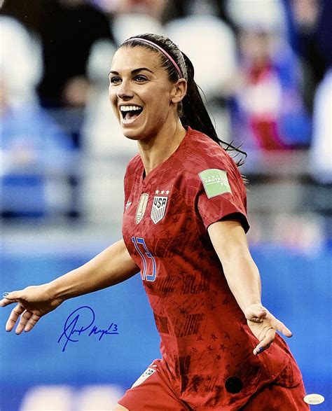 Alex Morgan Team USA Signed 16x20 Close Up Photo JSA #sportsmemorabilia #autographs Usa Soccer ...