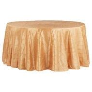 90" Round Pintuck Linen | Ocean Atlantic Event Rentals