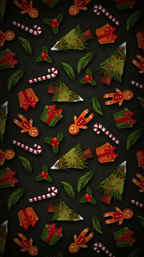 Christmas Doodles IPhone Wallpaper HD IPhone Wallpapers Wallpaper Download | MOONAZ