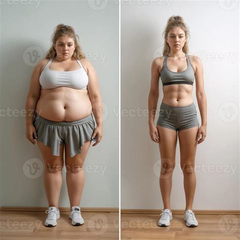 Woman Before And After Weight Loss Stock Photos, Images and Backgrounds ...