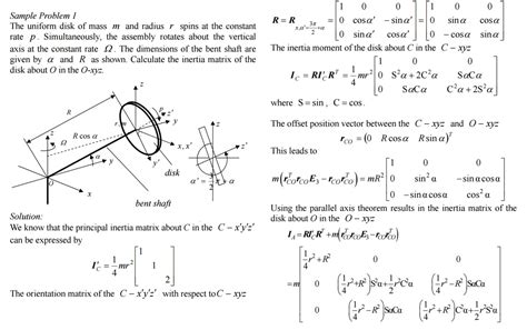 Inertia matrix question - The Student Room