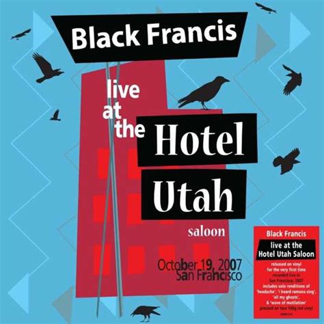 Black Francis - Live At The Hotel Utah Saloon (2LP Red Vinyl) - Mr Vinyl