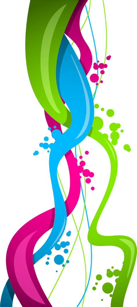 Colorful Abstract Graphic Design PNG Transparent Image - PNG Mart