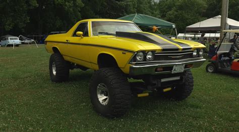 Lifted 1970 Chevy El Camino Rides On GM Truck Chassis: Video