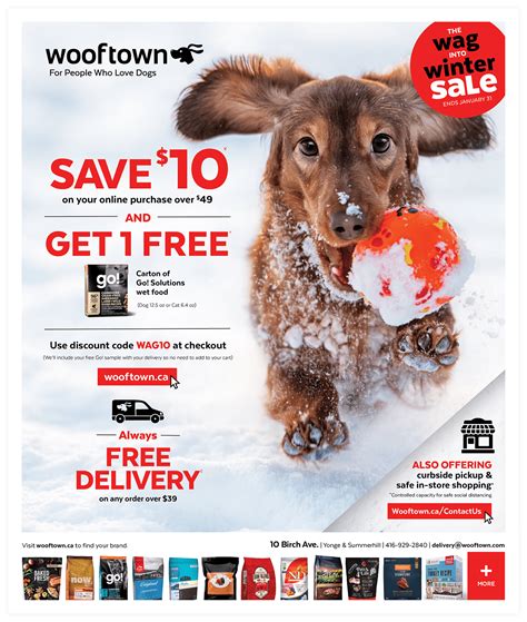 Wooftown Flyers & Direct Mail Campaigns on Behance