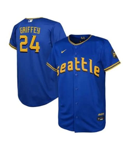 Nike Youth Ken Griffey Jr. Royal Seattle Mariners 2023 City Connect ...