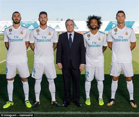 Cristiano Ronaldo one of four Real Madrid captains named | Daily Mail ...