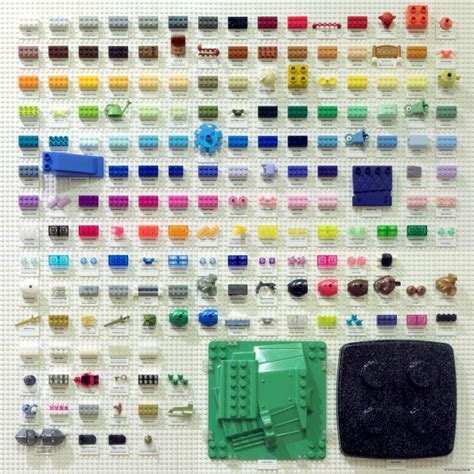 This Lego Color Chart Contains Every Color Lego That Exists